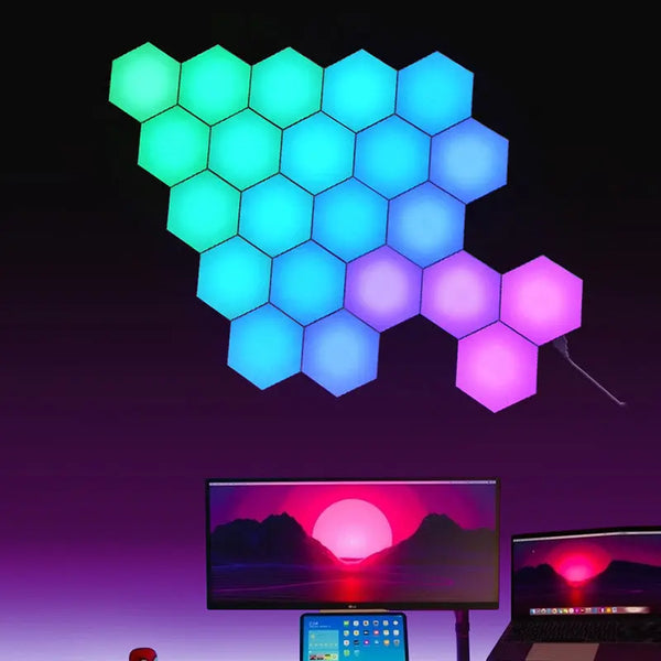 Color-changing Smart Light As shown Colorful remote control touch – Posh Atomic
