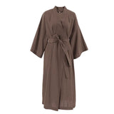 Cotton Long Sleeve Bathrobe Green S – Posh Atomic