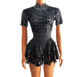 Dazzling Sequined Party Dress Red Average Size – Posh Atomic