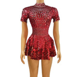 Dazzling Sequined Party Dress – Posh Atomic