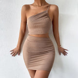 Drawstring Dress Women 6191 Apricot L – Posh Atomic
