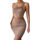 Drawstring Dress Women 6191 Apricot M – Posh Atomic