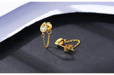 Drop Chain Stud Earrings – Posh Atomic