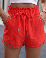 Elastic Waistband Shorts Green XL – Posh Atomic