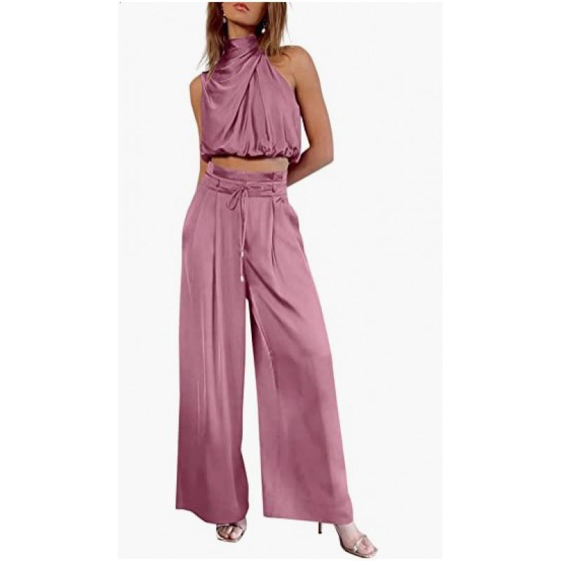 Fashionable two piece set Light Red M – Posh Atomic