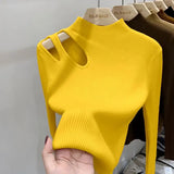 French Chic Clavicle Sweater Orange Free Size – Posh Atomic
