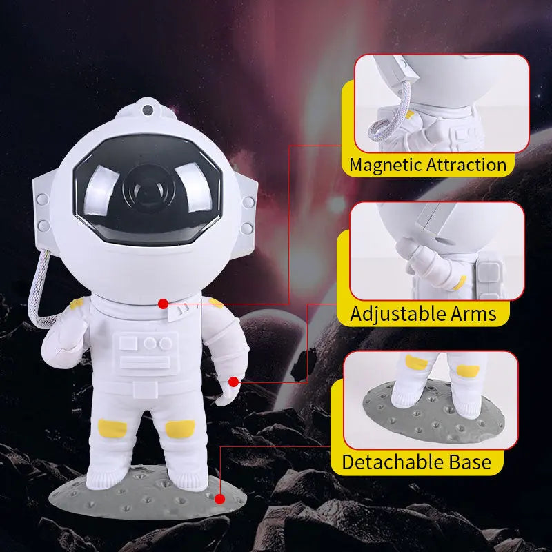 Galaxy Star Projector Starry Sky Night Light Astronaut Lamp – Posh Atomic