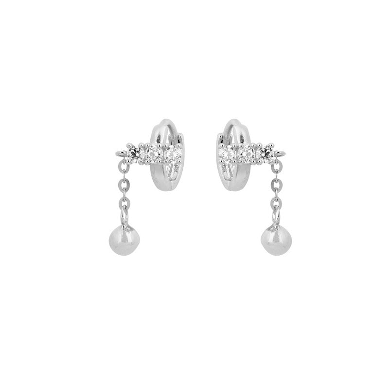 Geometric Gang Drill Round Beads Ear Clip Compact – Posh Atomic