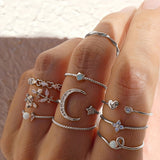 Golden Combination Knuckle Ring Creative Fashion – Posh Atomic