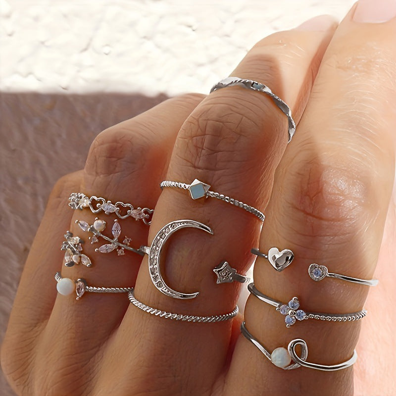 Golden Combination Knuckle Ring Creative Fashion – Posh Atomic
