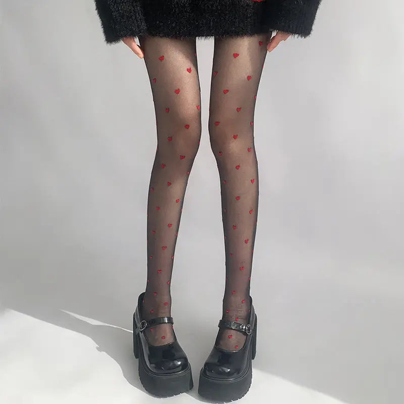Heart Stockings – Posh Atomic