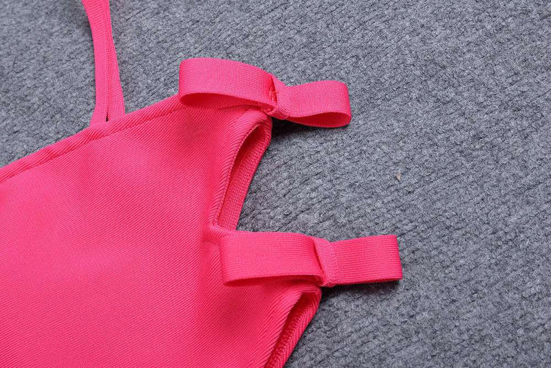 High Waist Bandage One-piece Dress – Posh Atomic