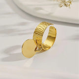 Ins Simple 18K Gold Stainless Steel Rings Pendants Pendant Design – Posh Atomic