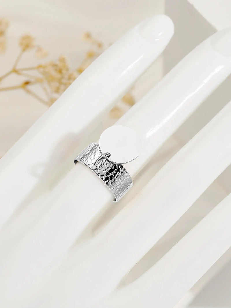Ins Simple 18K Gold Stainless Steel Rings Pendants Pendant Design – Posh Atomic