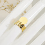 Ins Simple 18K Gold Stainless Steel Rings Pendants Pendant Design – Posh Atomic