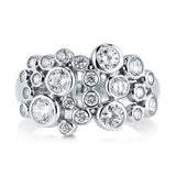 Irregular Starry Fashion Ring Q474 White Gold Color No8 – Posh Atomic