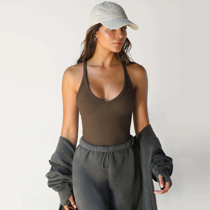 Knitted Sexy Slim Fit Top Apricot M – Posh Atomic
