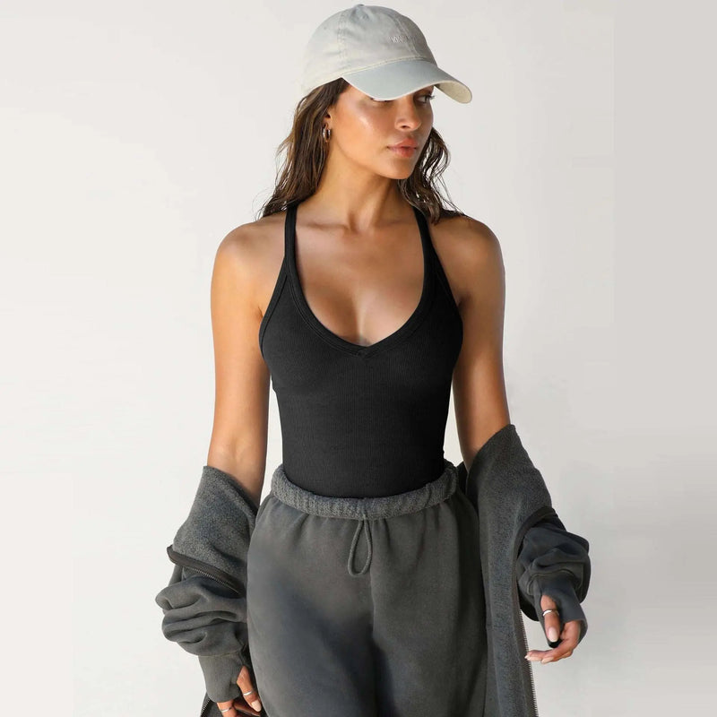 Knitted Sexy Slim Fit Top Grey S – Posh Atomic