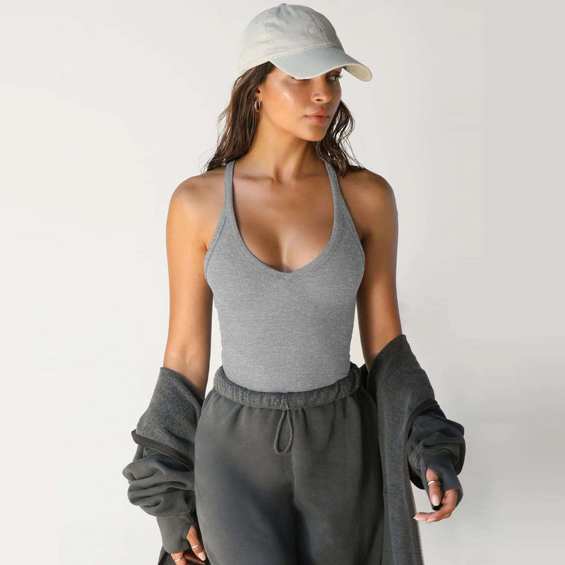 Knitted Sexy Slim Fit Top Apricot L – Posh Atomic