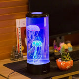 LED Jellyfish Aquarium Lamp Night Light USB Powered Black USB – Posh Atomic