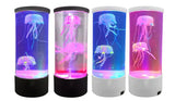 LED Jellyfish Aquarium Lamp Night Light USB Powered Black S USB – Posh Atomic
