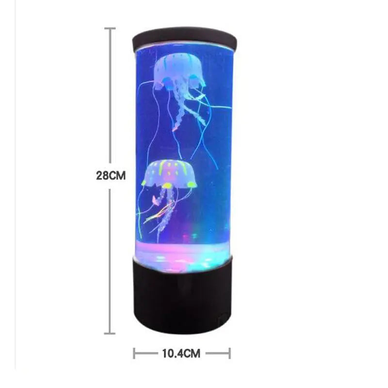 LED Jellyfish Aquarium Lamp Night Light USB Powered With extra jellyfish USB – Posh Atomic