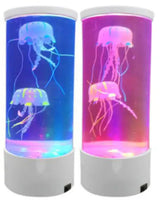 LED Jellyfish Aquarium Lamp Night Light USB Powered White Bluetooth USB – Posh Atomic