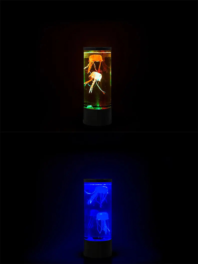 LED Jellyfish Aquarium Lamp Night Light USB Powered White USB – Posh Atomic