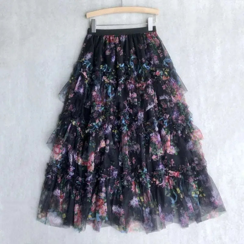 Lace Tulle Skirt, High Waist – Posh Atomic