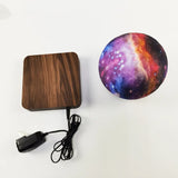 Magnetic Levitation Galaxy Decorative Light Square walnut color AU – Posh Atomic