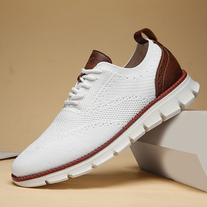 Men's Breathable Lightweight Sneaker White – Posh Atomic
