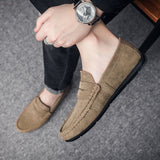Men's Casual Flat Leather Shoes K038 Black – Posh Atomic