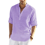 Men's Casual Linen Shirt Black 4XL – Posh Atomic