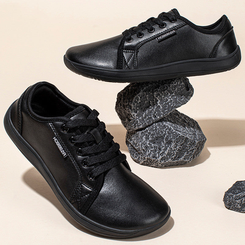 Men's Casual Soft Sole Wide Toe Shoes Beige – Posh Atomic