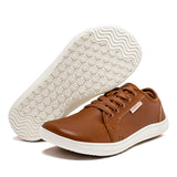 Men's Casual Soft Sole Wide Toe Shoes Beige – Posh Atomic