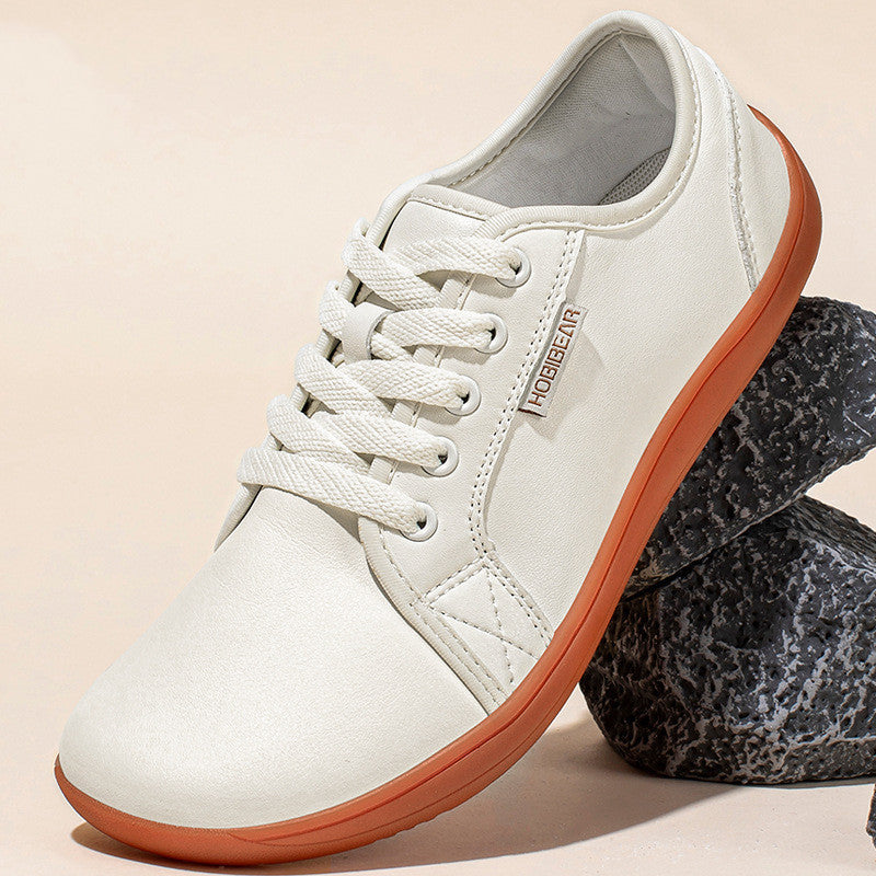 Men's Casual Soft Sole Wide Toe Shoes Beige – Posh Atomic