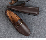 Men's Comfort Slip-on Shoes Dark Brown – Posh Atomic