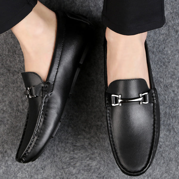 Men's Comfort Slip-on Shoes Black – Posh Atomic