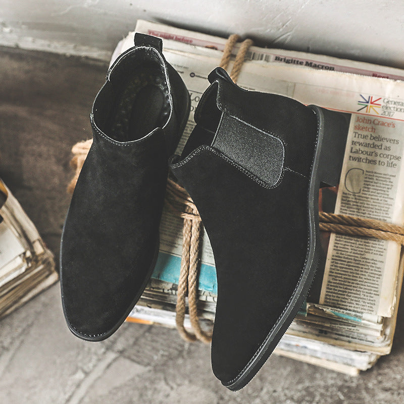 Men's High-top Martin Boots Black – Posh Atomic