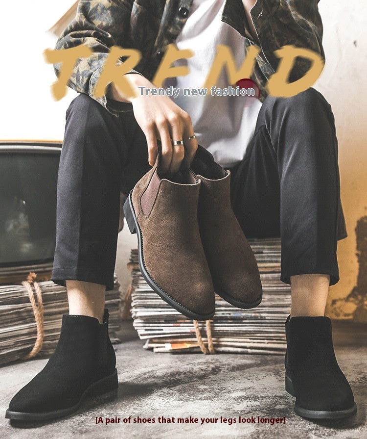 Men's High-top Martin Boots Brown – Posh Atomic