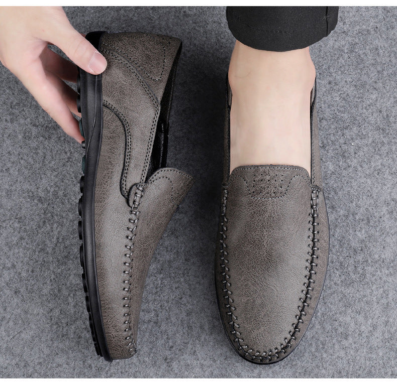 Men's Slip-on Casual Shoes Black – Posh Atomic