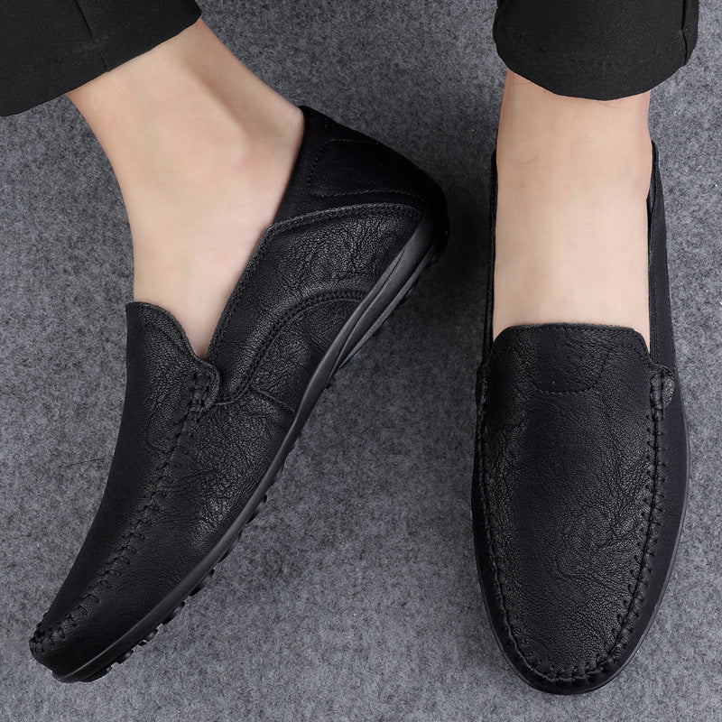 Men's Slip-on Casual Shoes Black – Posh Atomic