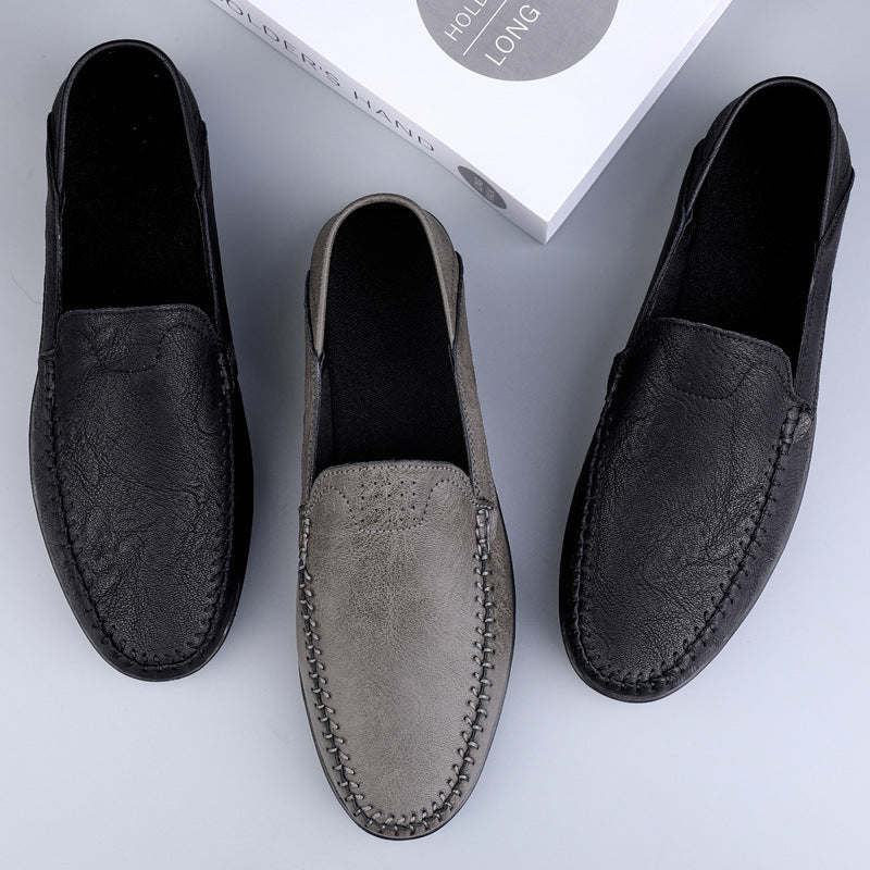 Men's Slip-on Casual Shoes Black – Posh Atomic