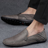 Men's Slip-on Casual Shoes Black – Posh Atomic