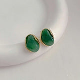 Metal Wrapped Resin Earrings – Posh Atomic