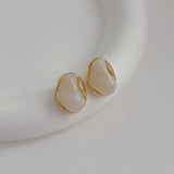 Metal Wrapped Resin Earrings – Posh Atomic