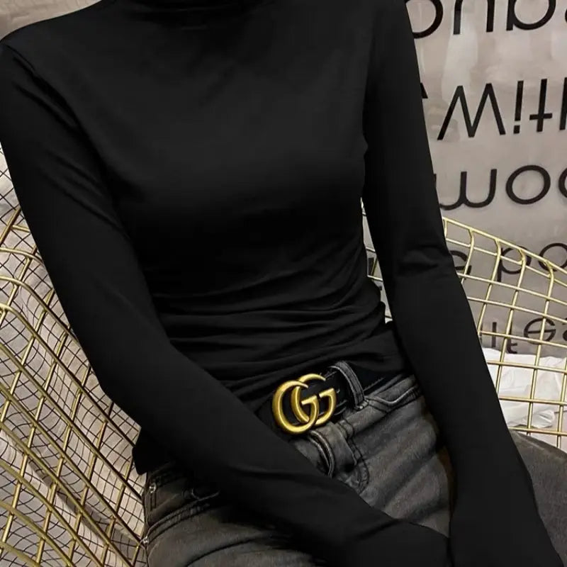 Mock Turtleneck Top – Posh Atomic