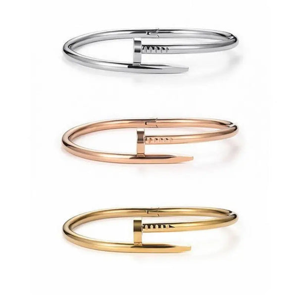 Nail Bracelet Gold – Posh Atomic