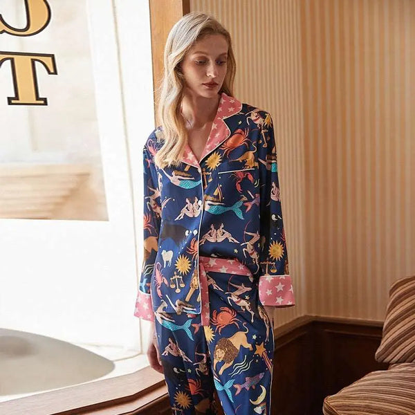 Pajama Bottoms Blue Constellation Suit M – Posh Atomic