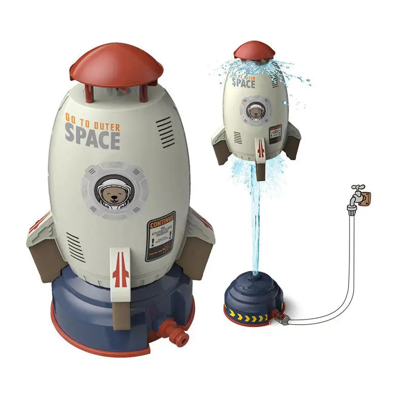 Rocket Launcher Sprinkler Toy White 2PCS – Posh Atomic